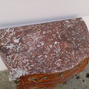 Louis xv style chest of drawers in rosewood marquetry