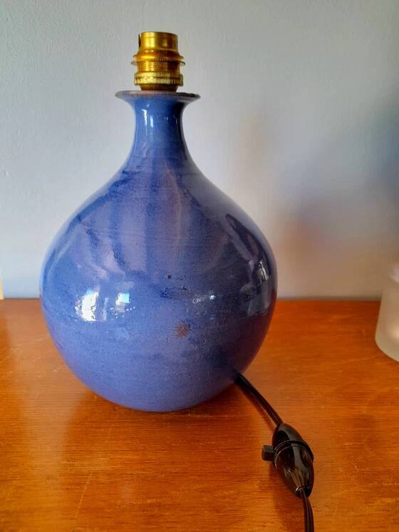 Lampe en céramique signée 1960