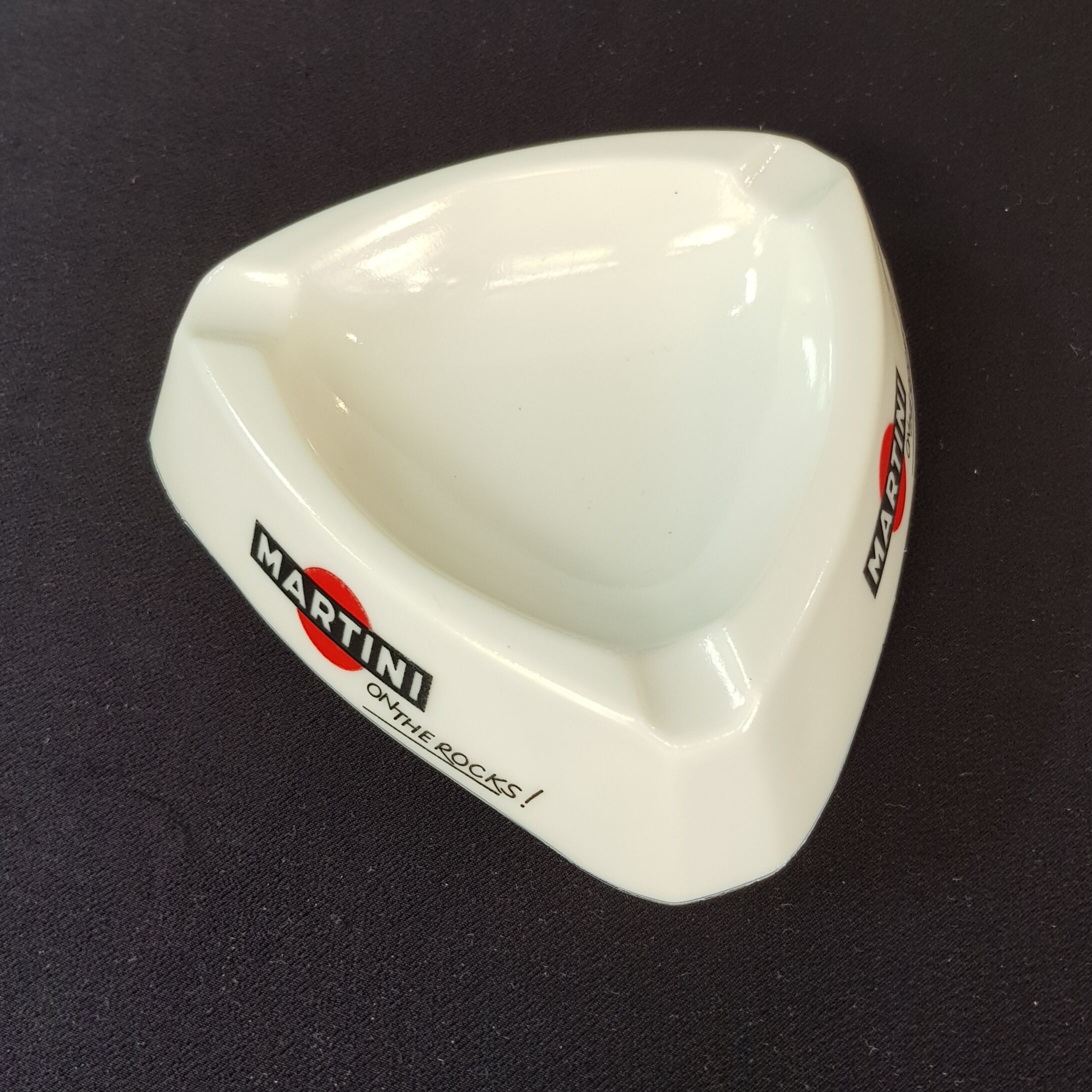 Martini glass ashtray