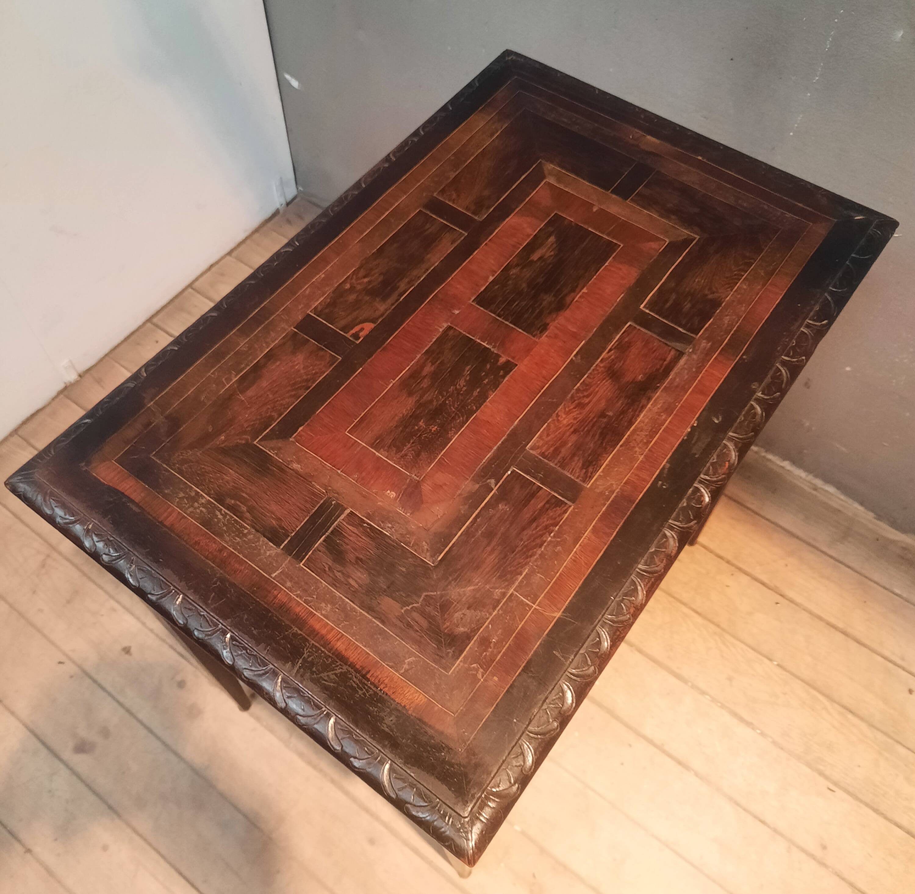 Table rectangulaire d esprit Louis XIV