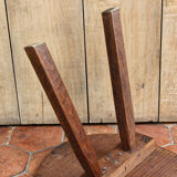 Brutalist oak coffee table
