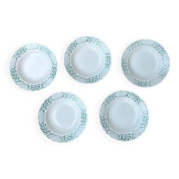 Assiettes creuses Terre de Fer Digoin Emde