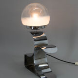 Design Table Lamp with Murano Glass Shade, 1980s