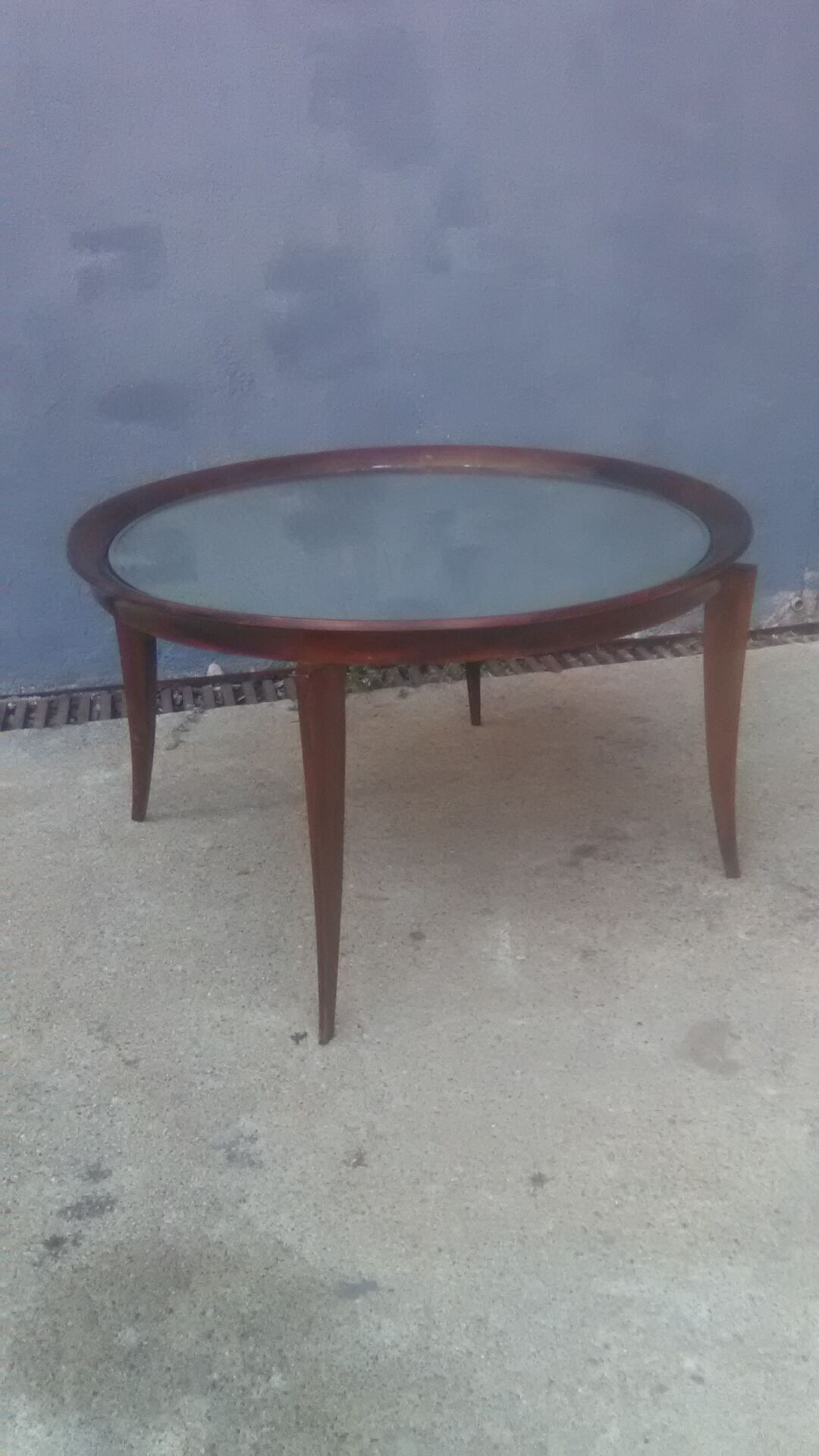 Art deco coffee table mirror