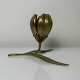 Ashtray flowers on brass stem with 6 removable ashtray petals