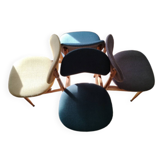 Set of 4 sixties Baumann chairs