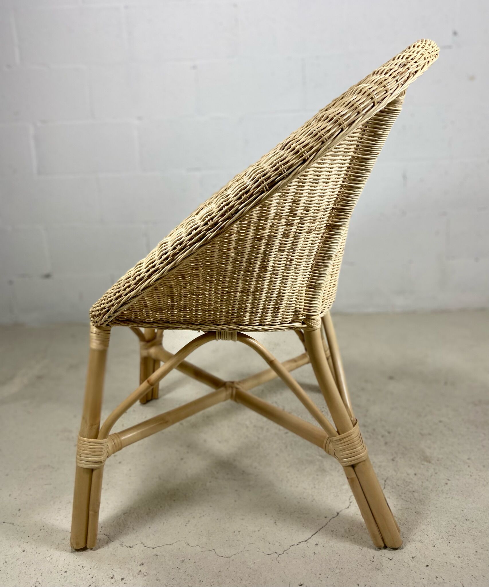 Rattan armchair