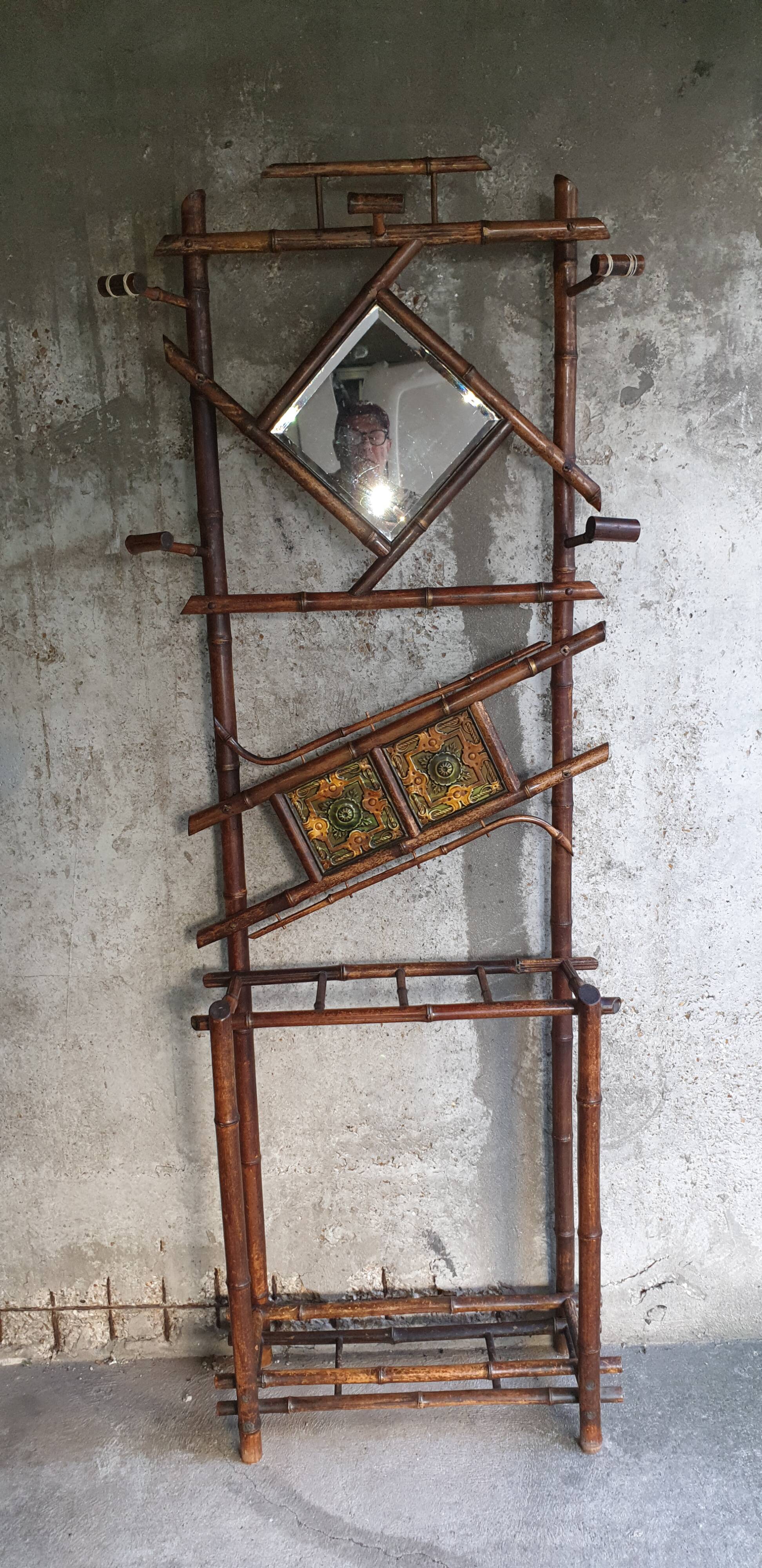 Bamboo locker room early 20th century