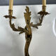 2 antique wall sconces in gilded bronze, Louis XV style