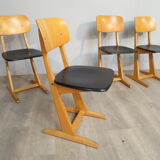 Set of 4 casala chairs 60 adult