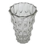 Crystal vase, Italian design, 1960s, manufactured in Italy