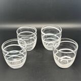 Service à boissons non alcoolisées en verre épais spiralé type Murano – 1224d4