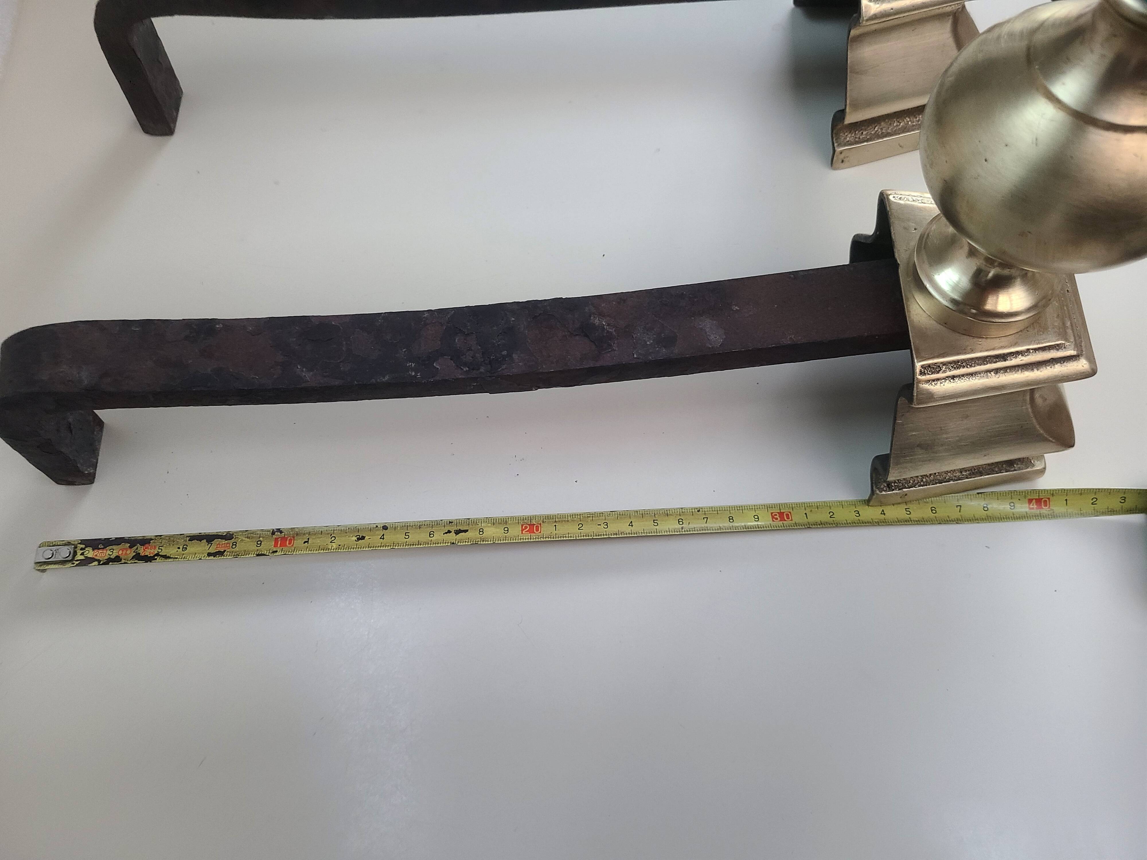 Louis Philippe andirons