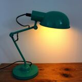 Lampe vintage bureau vert Mathias
