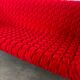 3-seater sofa Ligne Roset Ruché design Inga Sempé red alcantara