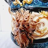 Mouzin-lecat brand onnaing flower pot from 1870 salamandre model