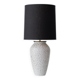Jasba "Cortina" ceramic table lamp with crackled glaze, mid-century style, 1950s.