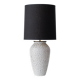 Jasba "Cortina" ceramic table lamp with crackled glaze, mid-century style, 1950s.