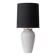 Jasba "Cortina" ceramic table lamp with crackled glaze, mid-century style, 1950s.