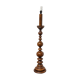 Vintage turned wood floor lamp
