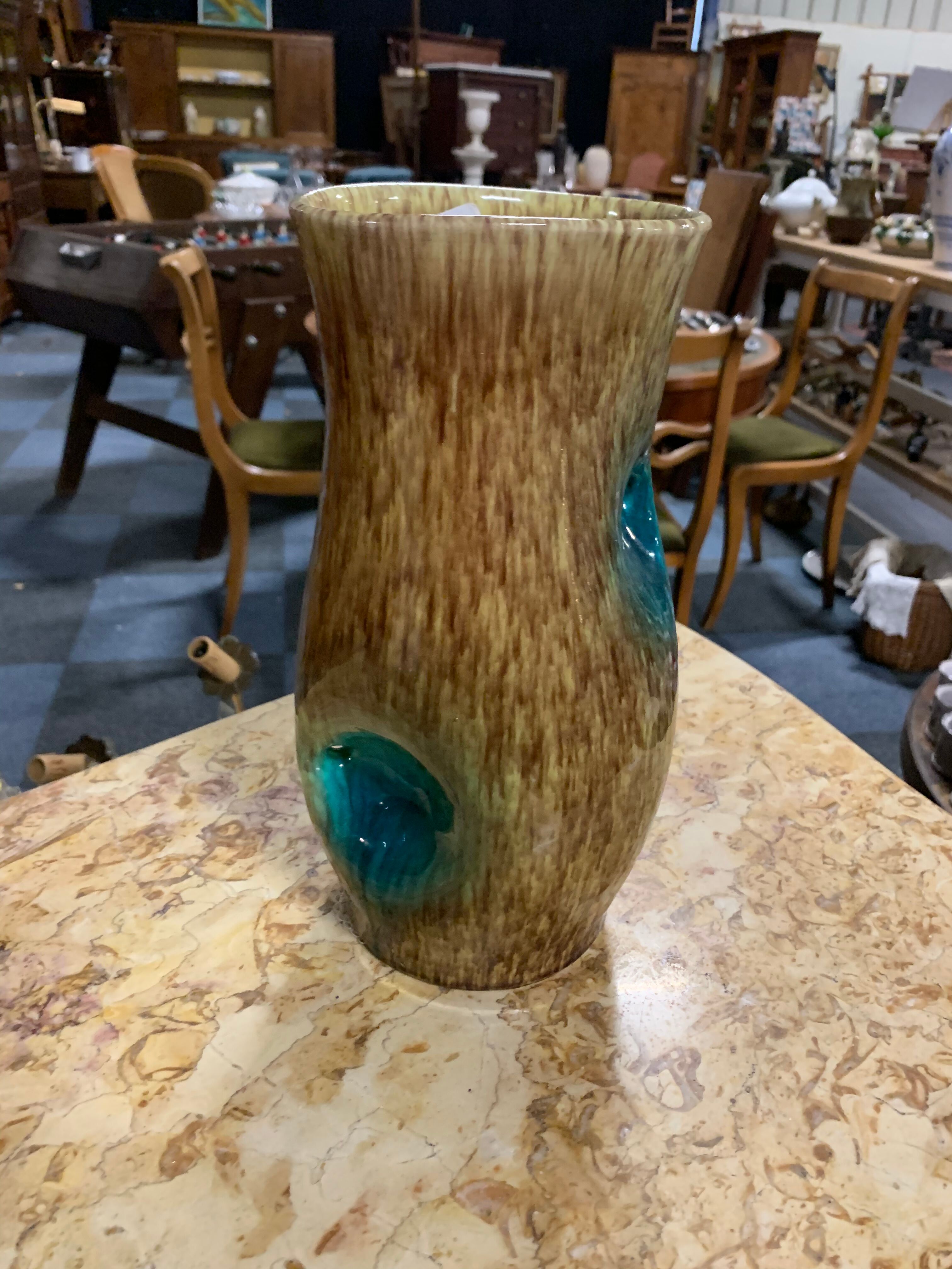 Ceramic vase by Accolay 1960