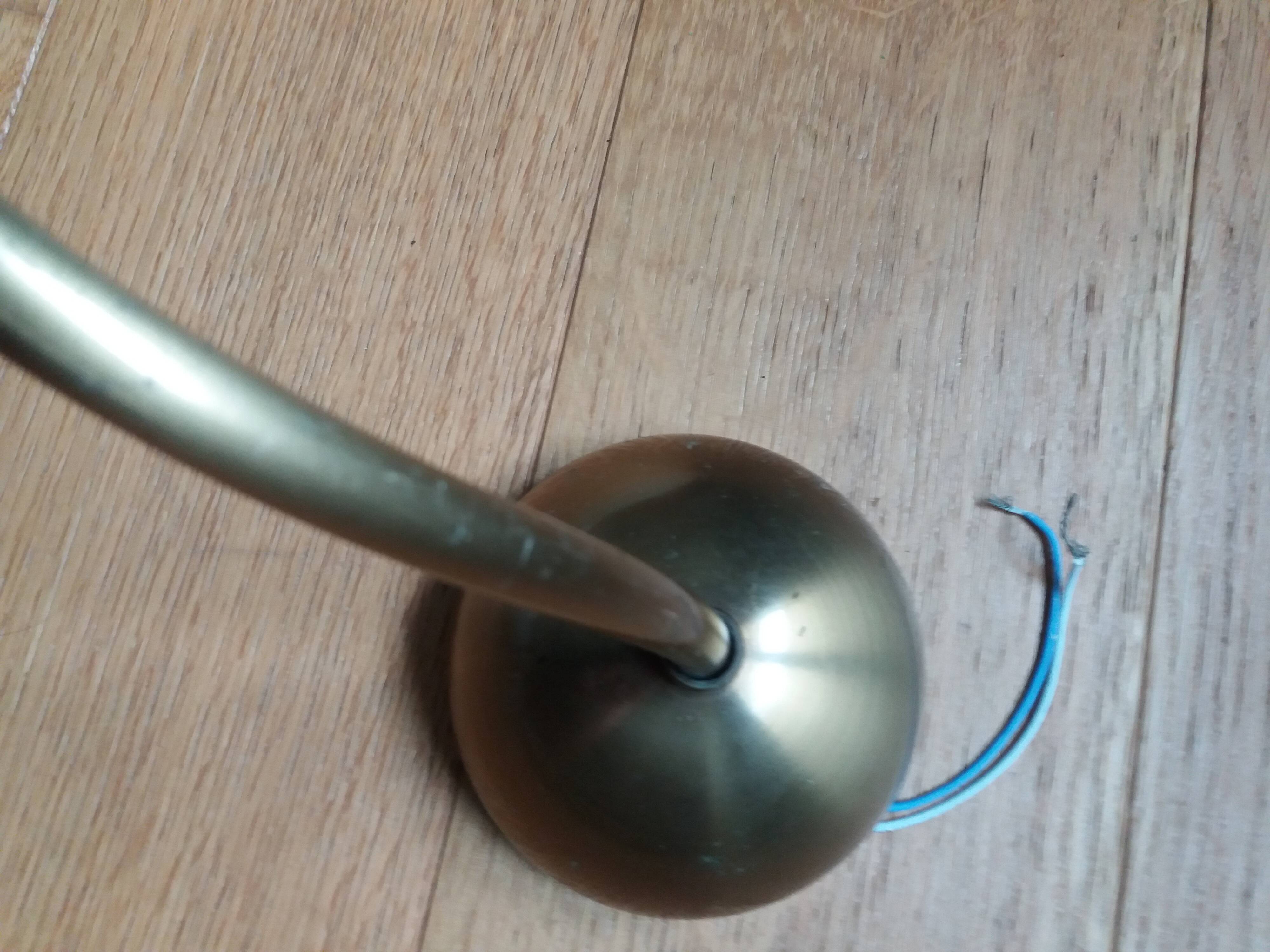 CVL ceiling light pendant glass, brass and wood