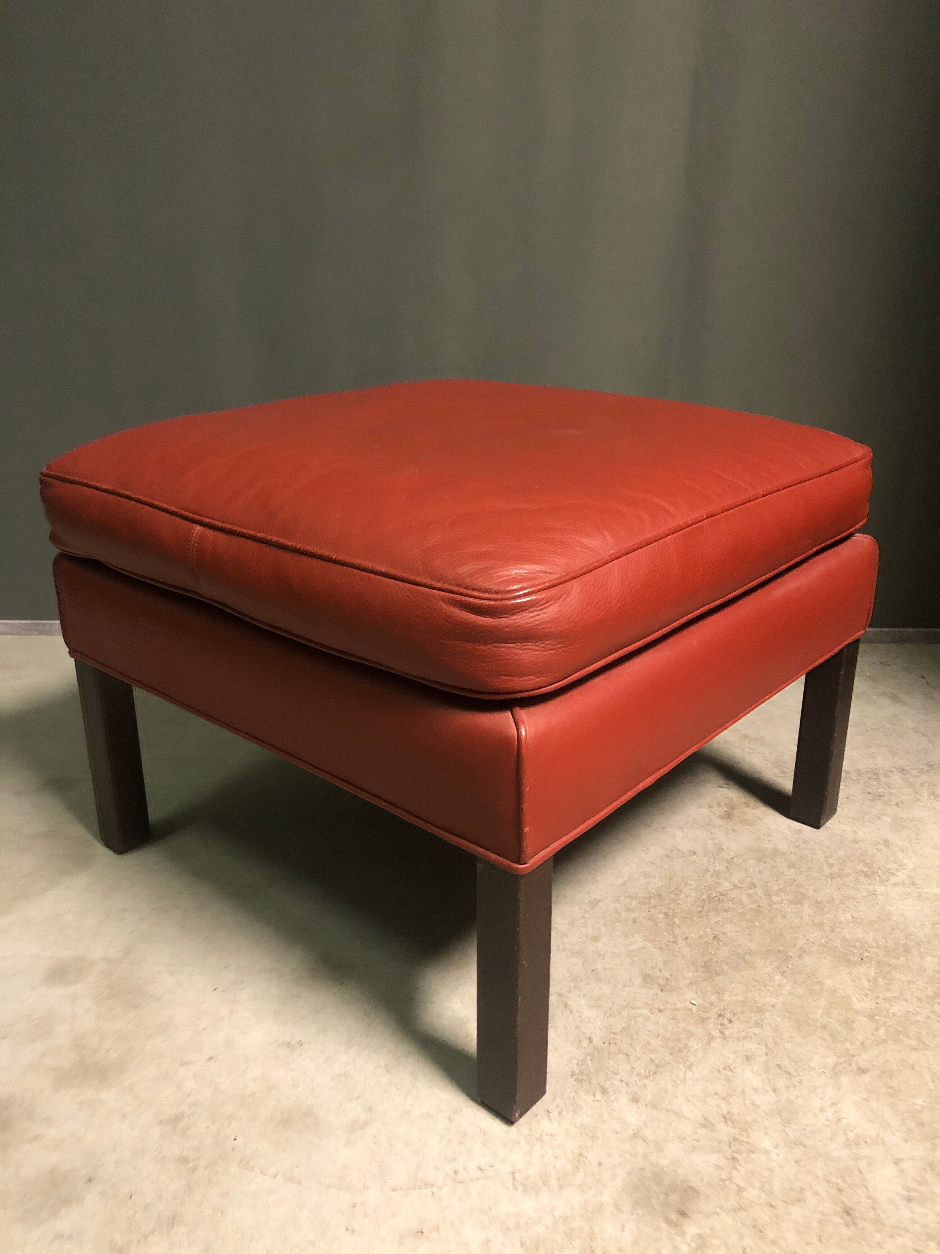 Vintage Børge Mogensen for Frederica ottoman 1970's