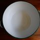 Enamelled metal basin from the 50s mint green