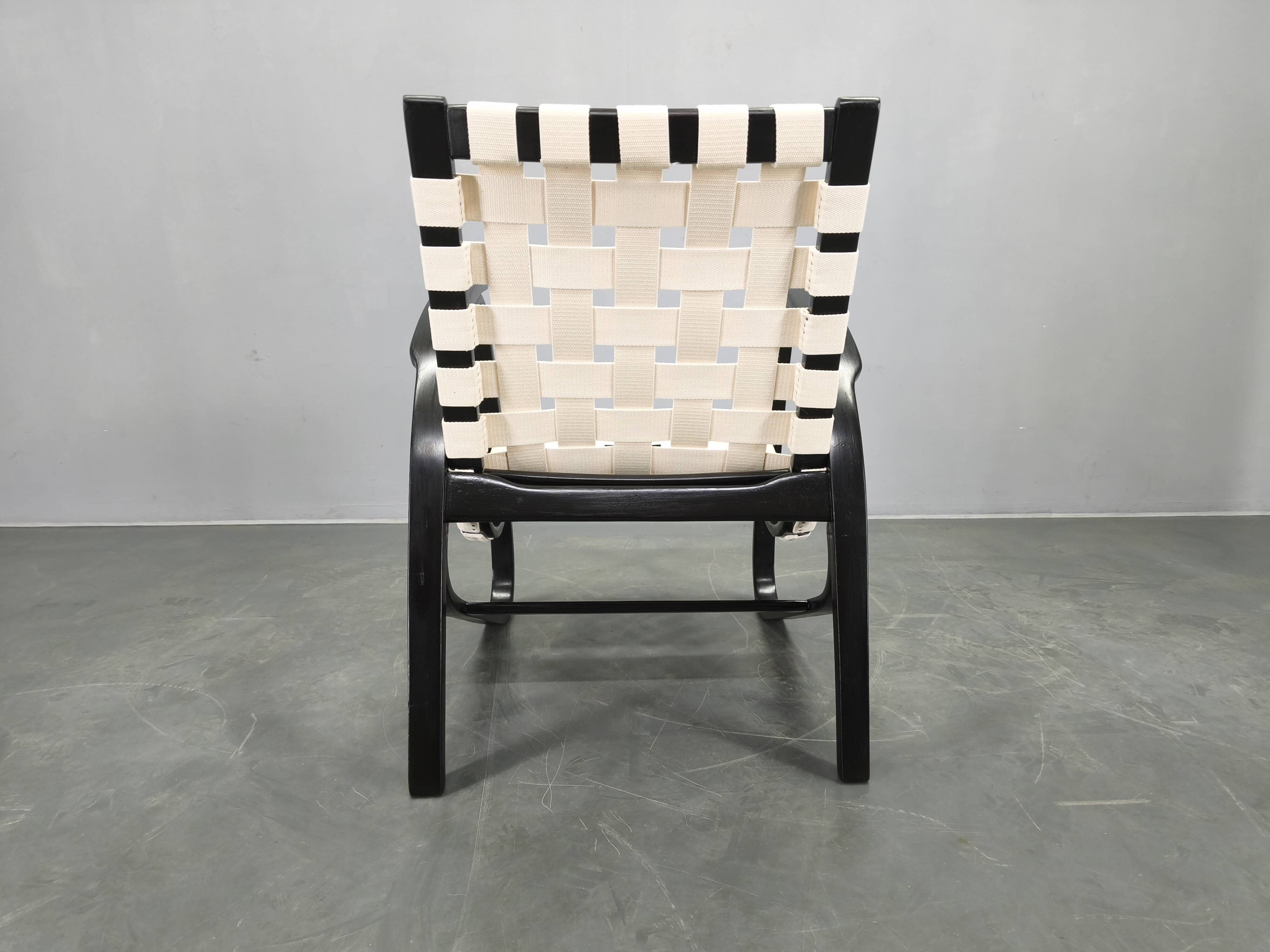 Bentwood Lounge Chair by Jan Vanek, Czechoslovakia, 1960s