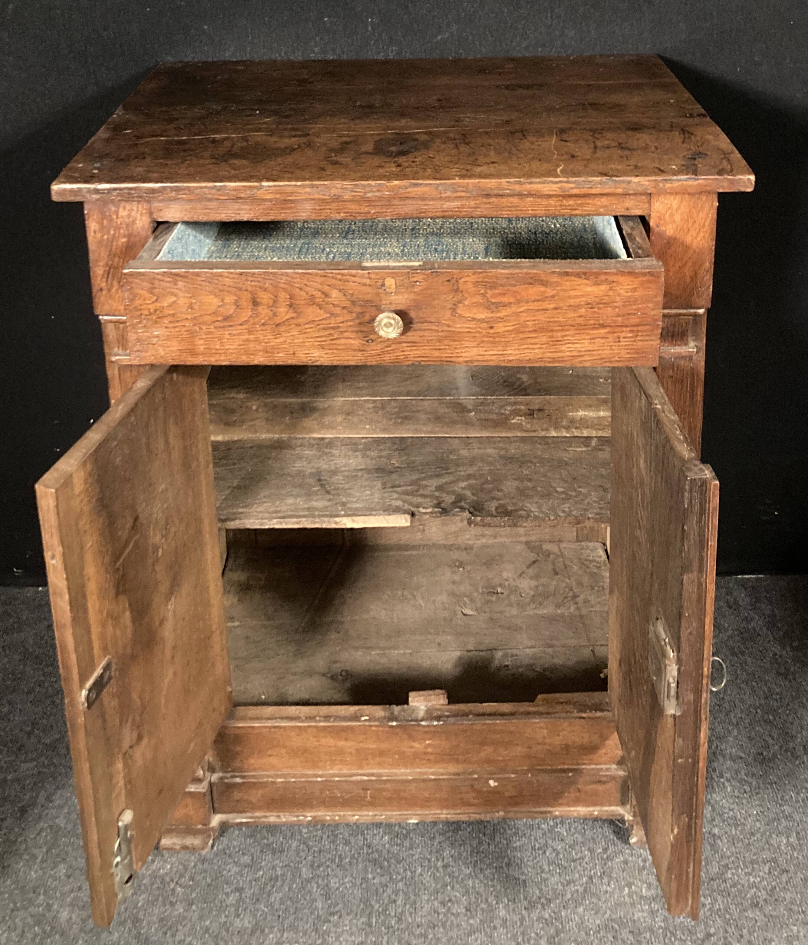 Oak jam cupboard
