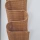 Vintage rattan magazine rack