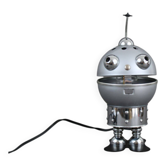 Satco metal robot lamp 1970, Space Age Design 1970s