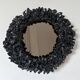 Contemporary French ceramic mirror, Bosco by Renzo Maar.