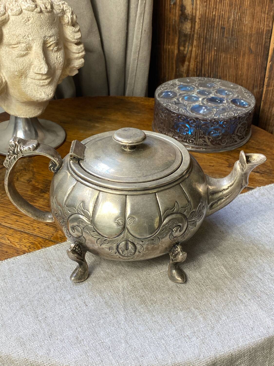Ascot Royal silver-plated teapot