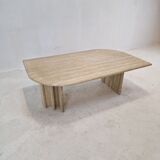 Italian travertine coffee table