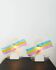 Pair of wall lights series "Disco", Toffoli, Italy, 1980s