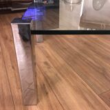 Table basse massive Peter Draenert 1976 vintage