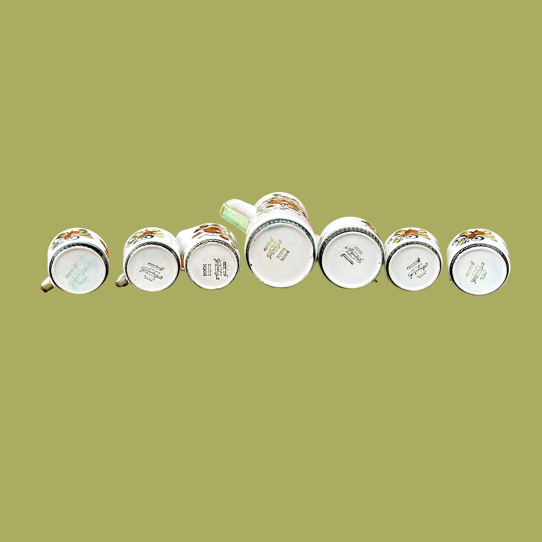 Vintage “Argenteuil” coffee service – Boch La Louvière