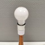 Copper table lamp, designed by Jo Hammerborg for Fog&Mørup Denmark in 1972. Model Orient