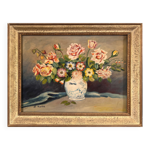 Huile sur toile - Elise