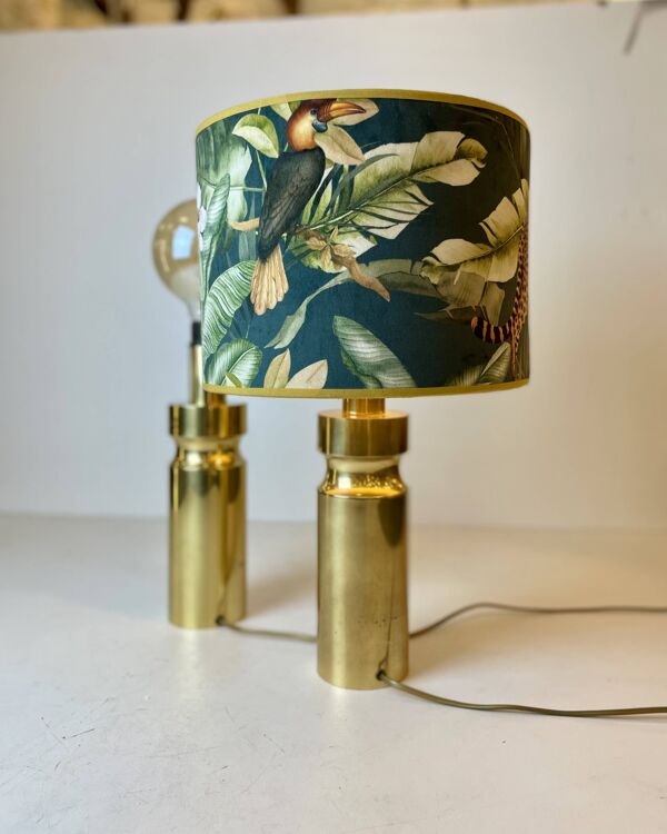Pair of Brass Table Lamp, 1970~80s
