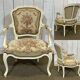 1970s Louis XV style cabriolet armchair