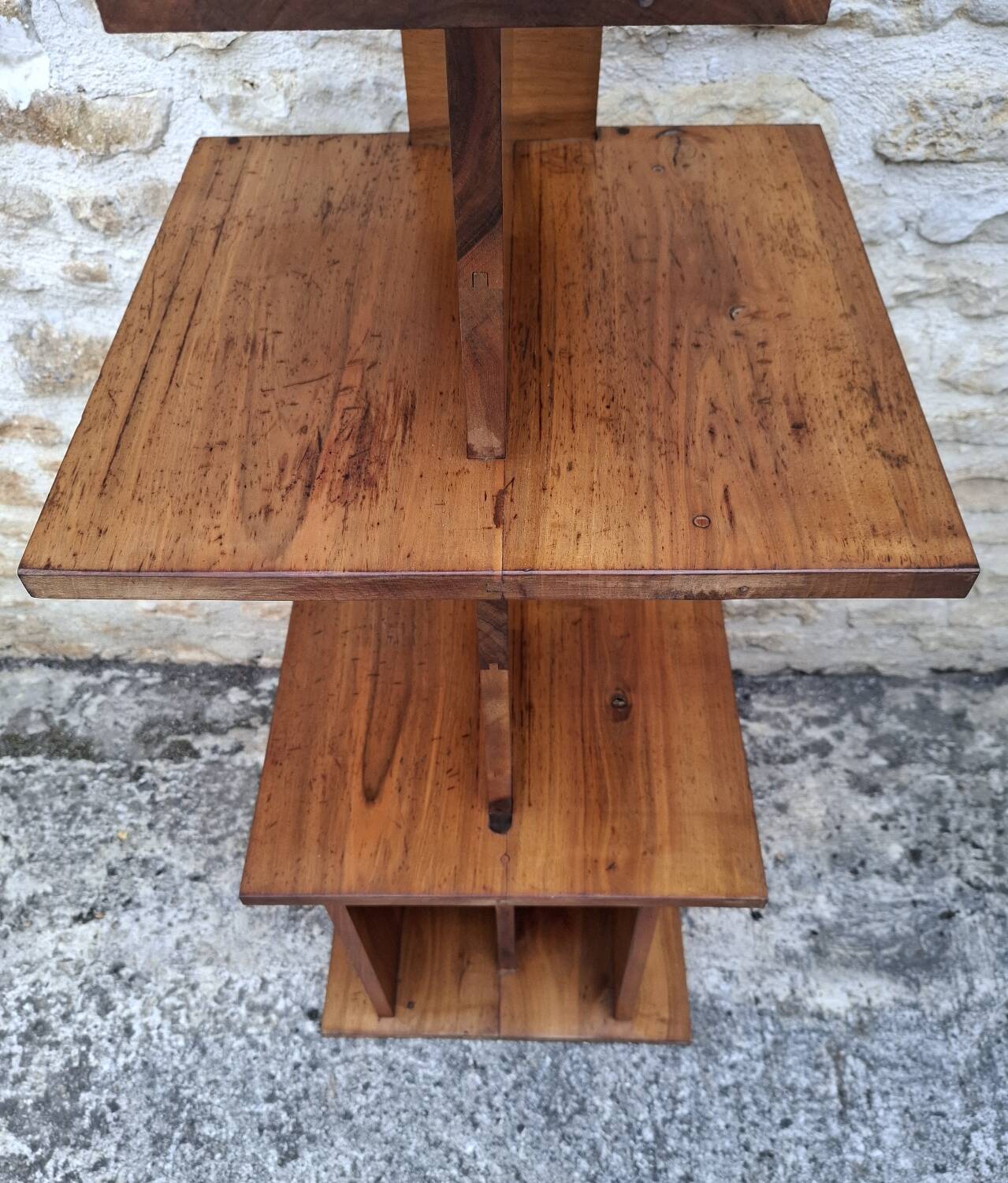 Walnut shelf ART DECO