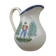 Broc verseur faience de St Clément décor de personnages