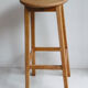 High wooden tabouret