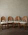 Vintage Danish Pine Dining Chairs | Set of 4 | Niels Koefoed Style
