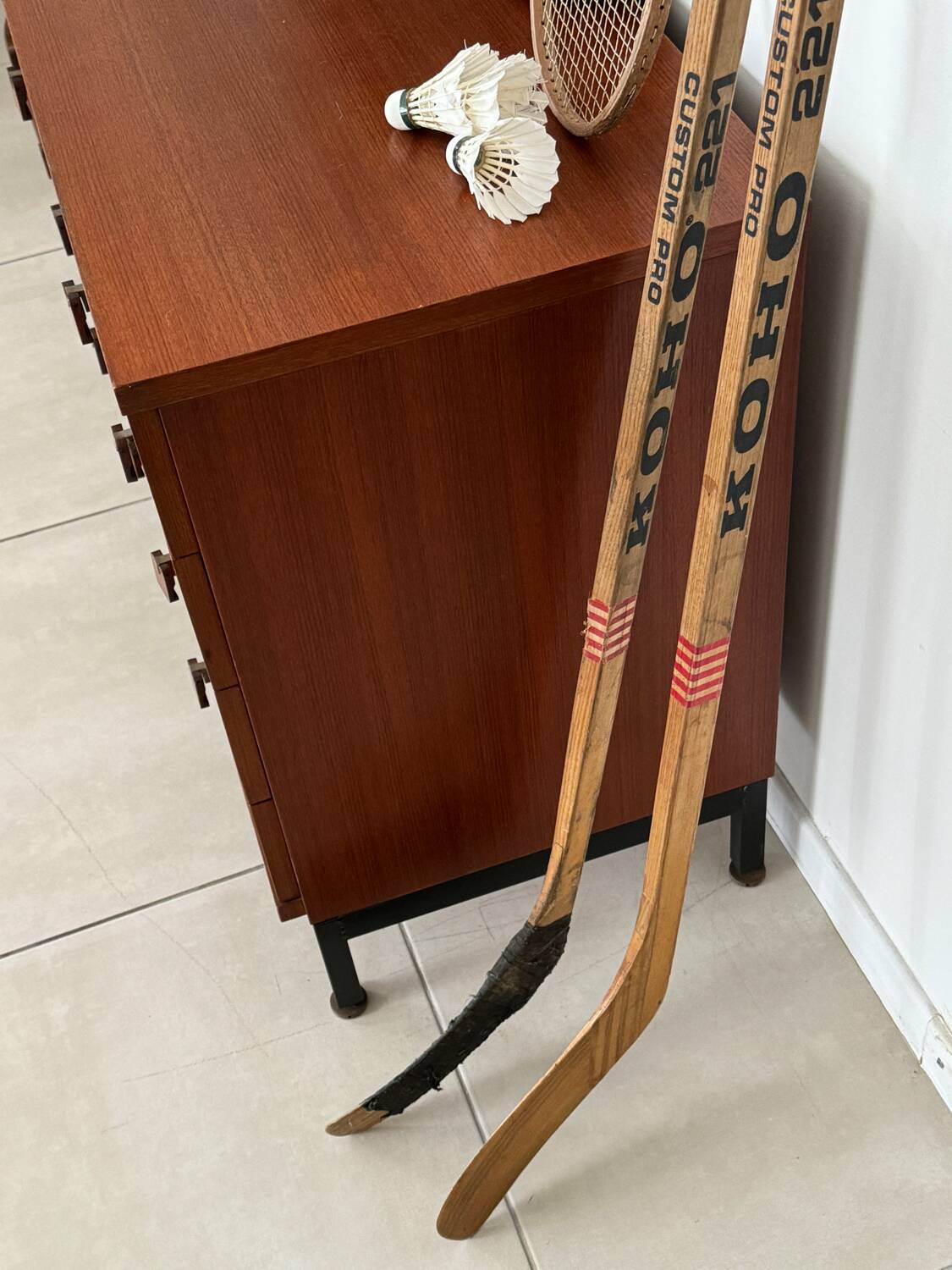 Vintage hockey stick