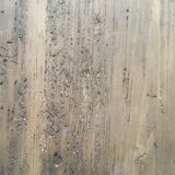 Farmhouse table with raw wood drawer