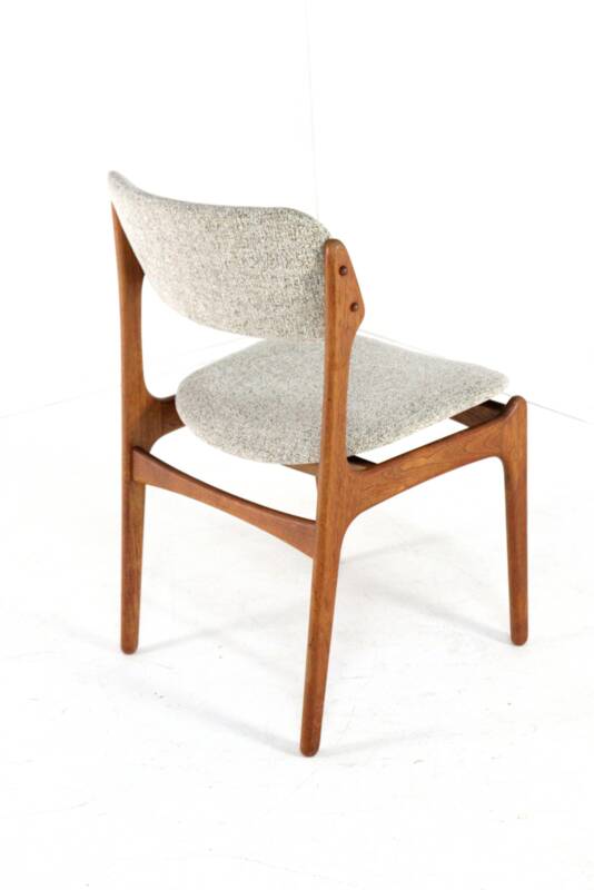 Set of 4 Erik Buch chairs for O.D. Møbler model 49 'Bur' - danish design