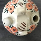 Gargoulette Cantir in ceramic with floral paint decoration
